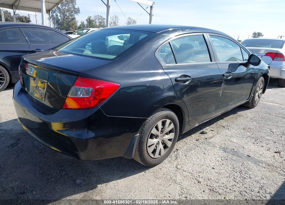 2012 HONDA CIVIC VIN: 19XFB2F53CE364900