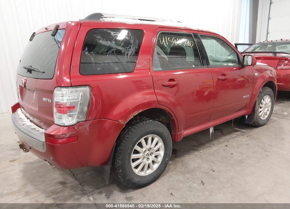 2008 MERCURY MARINER PREMIER VIN: 4M2CU971X8KJ44024