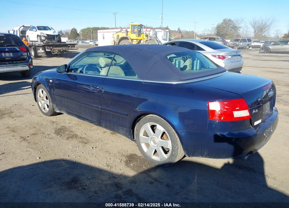 2006 AUDI A4 VIN: WAUAC48H96K008640