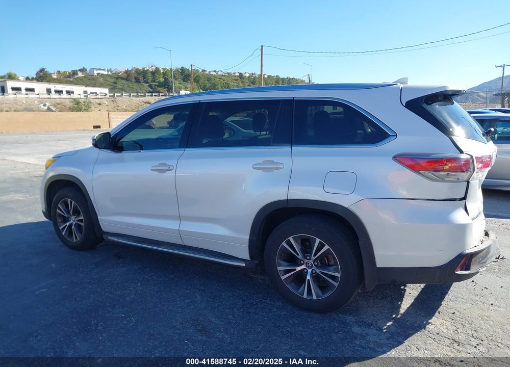 2016 TOYOTA HIGHLANDER VIN: 5TDKKRFH3GS160434