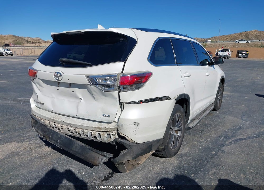 2016 TOYOTA HIGHLANDER VIN: 5TDKKRFH3GS160434