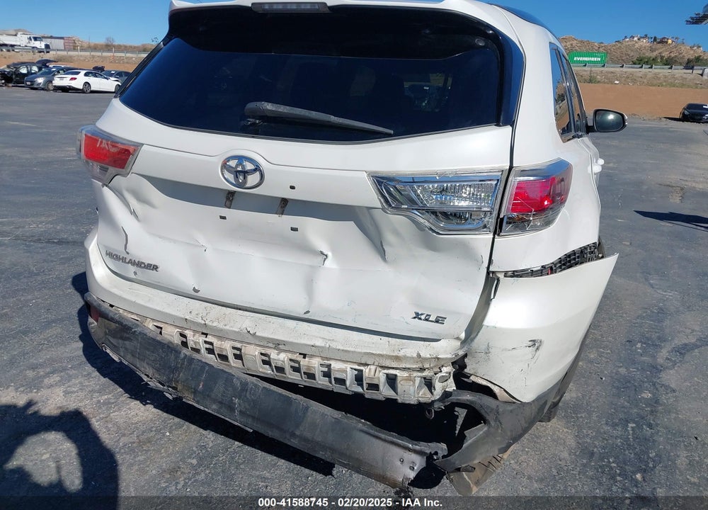 2016 TOYOTA HIGHLANDER VIN: 5TDKKRFH3GS160434