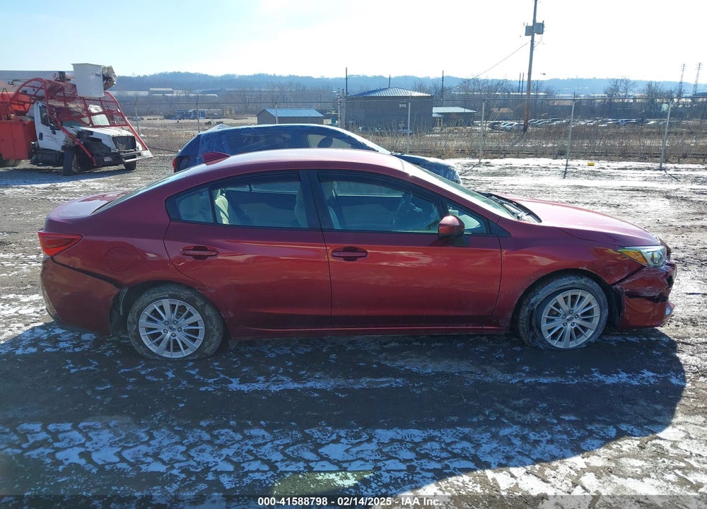 2018 SUBARU IMPREZA VIN: 4S3GKAD69J3618348