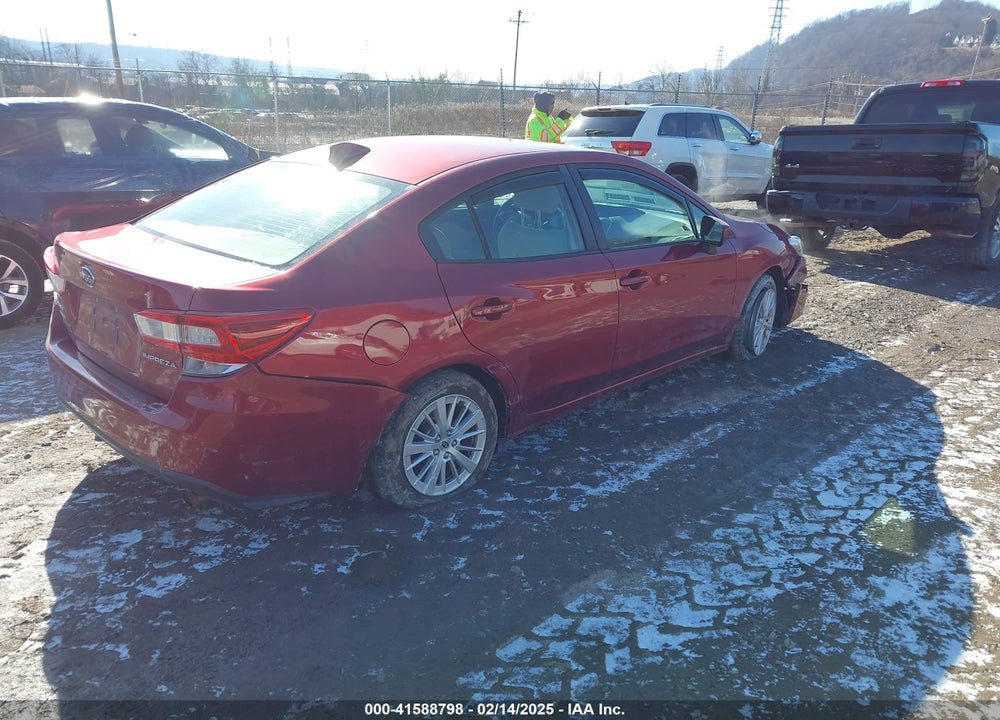 2018 SUBARU IMPREZA VIN: 4S3GKAD69J3618348
