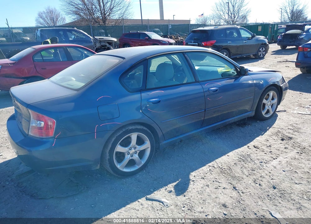 2006 SUBARU LEGACY VIN: 4S3BL626067214300