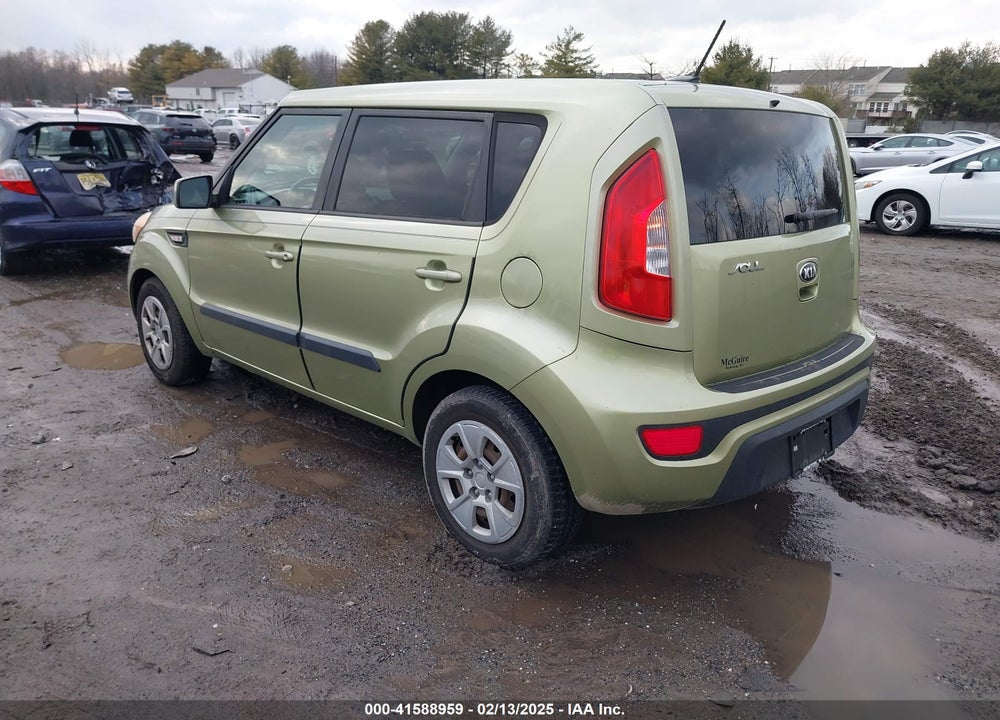2013 KIA SOUL VIN: KNDJT2A57D7500395