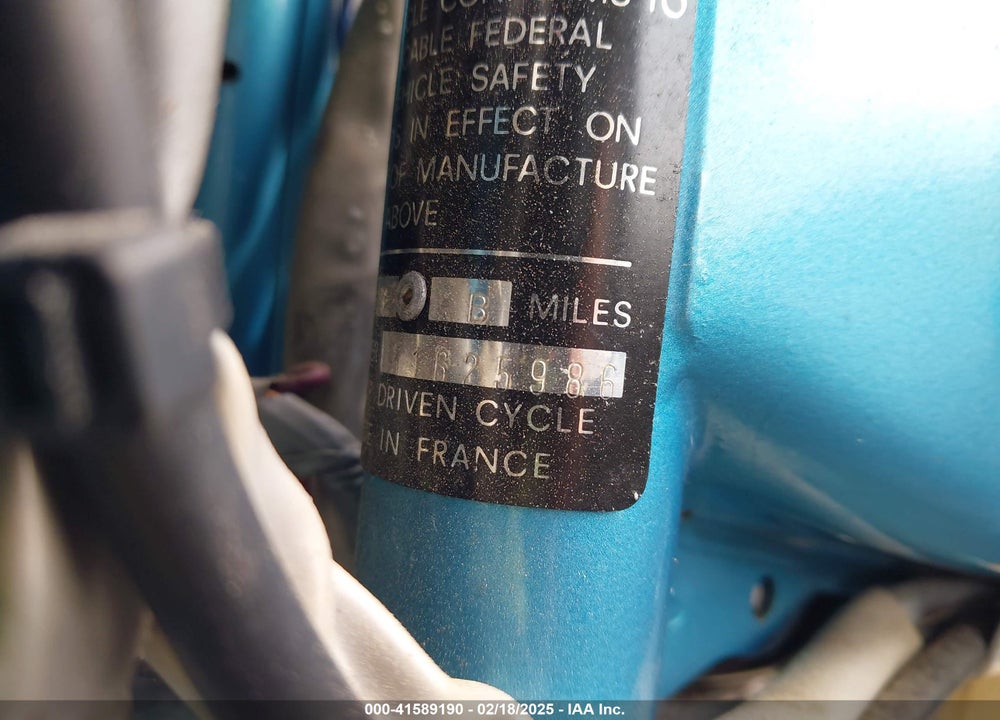 1978 MOTOBECANE MOLBY VIN: 0000000051625986