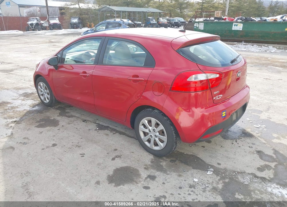 2013 KIA RIO VIN: KNADM5A38D6164639