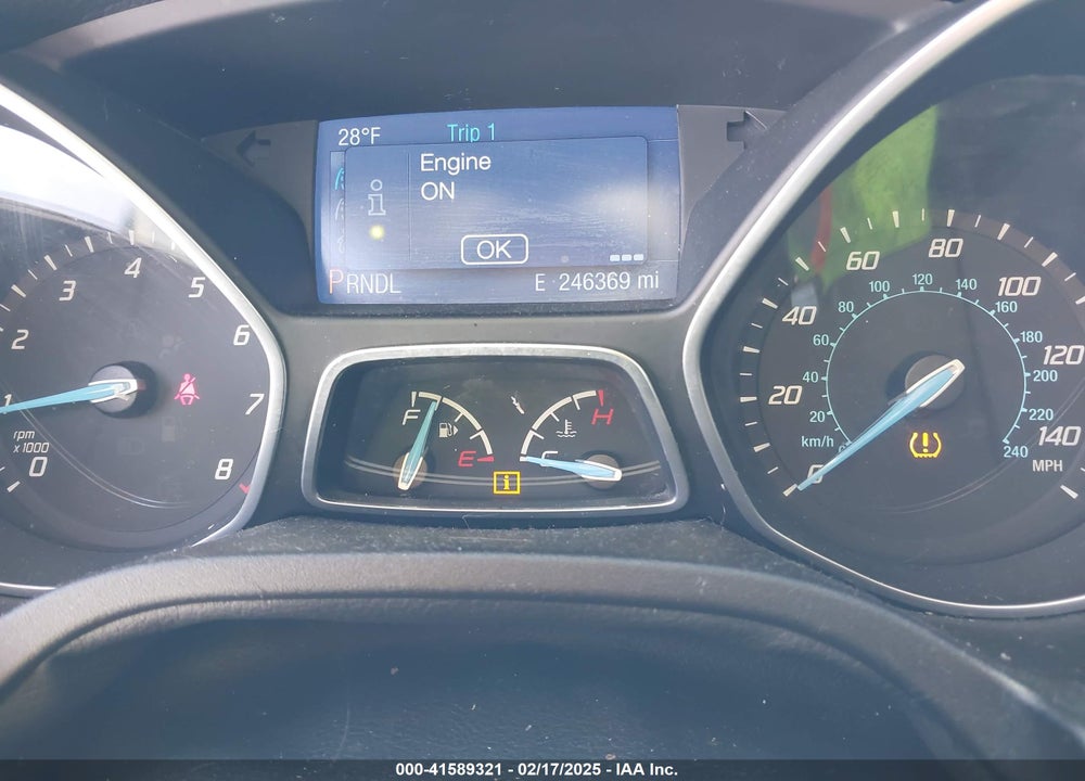 2014 FORD FOCUS VIN: 1FADP3K24EL174355