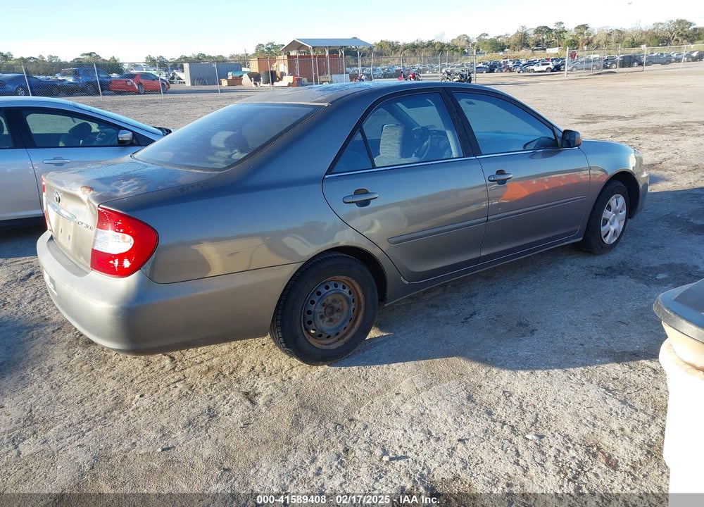2004 TOYOTA CAMRY LE VIN: 4T1BE32K44U827701
