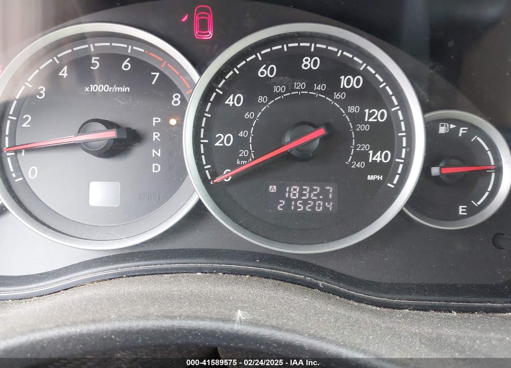 2007 SUBARU OUTBACK VIN: 4S4BP61C377345309