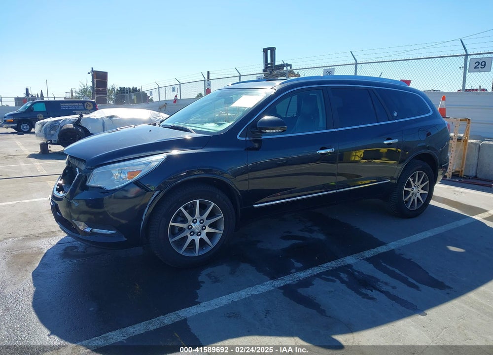 2015 BUICK ENCLAVE LEATHER VIN: 5GAKRBKDXFJ163608