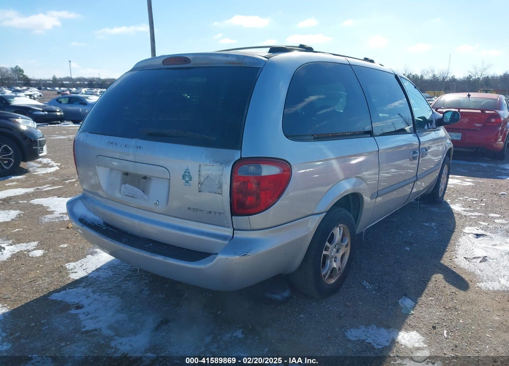 2001 DODGE GRAND CARAVAN SPORT VIN: 2B4GP44R11R287279