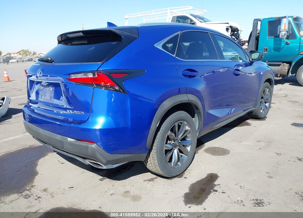 2015 LEXUS NX 200T VIN: JTJYARBZ6F2018562