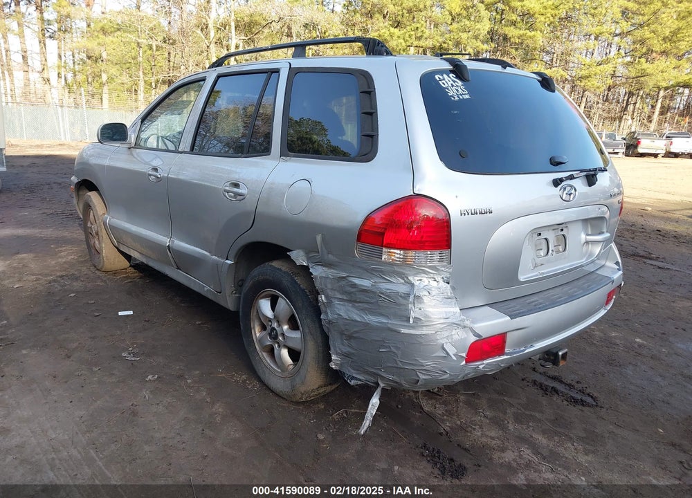 2005 HYUNDAI SANTA FE GLS VIN: KM8SC13D85U891428