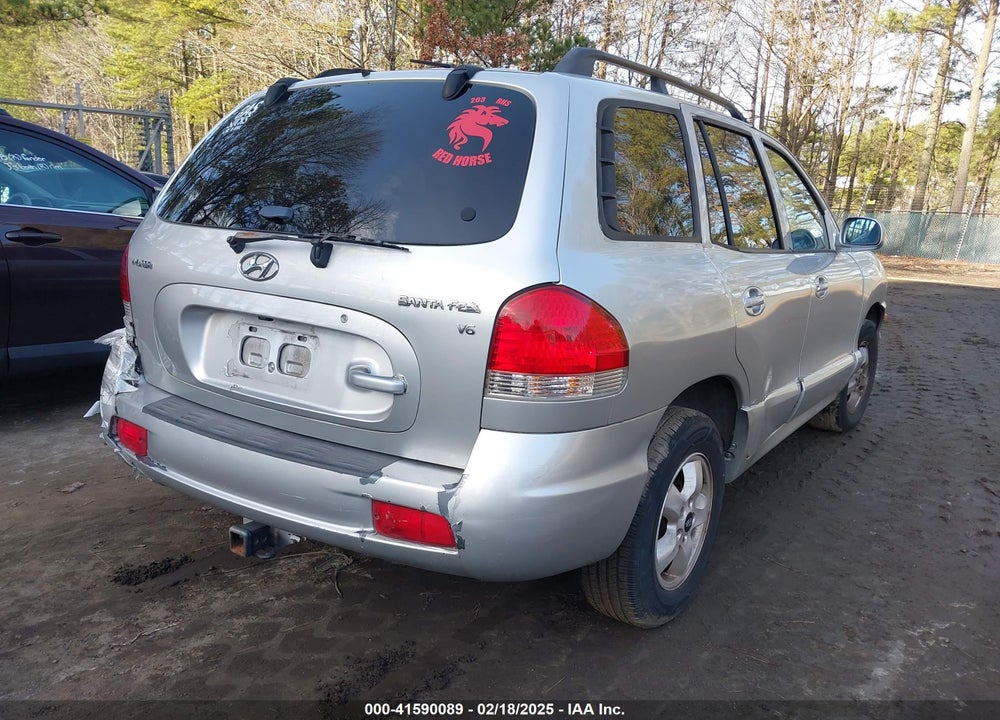 2005 HYUNDAI SANTA FE GLS VIN: KM8SC13D85U891428