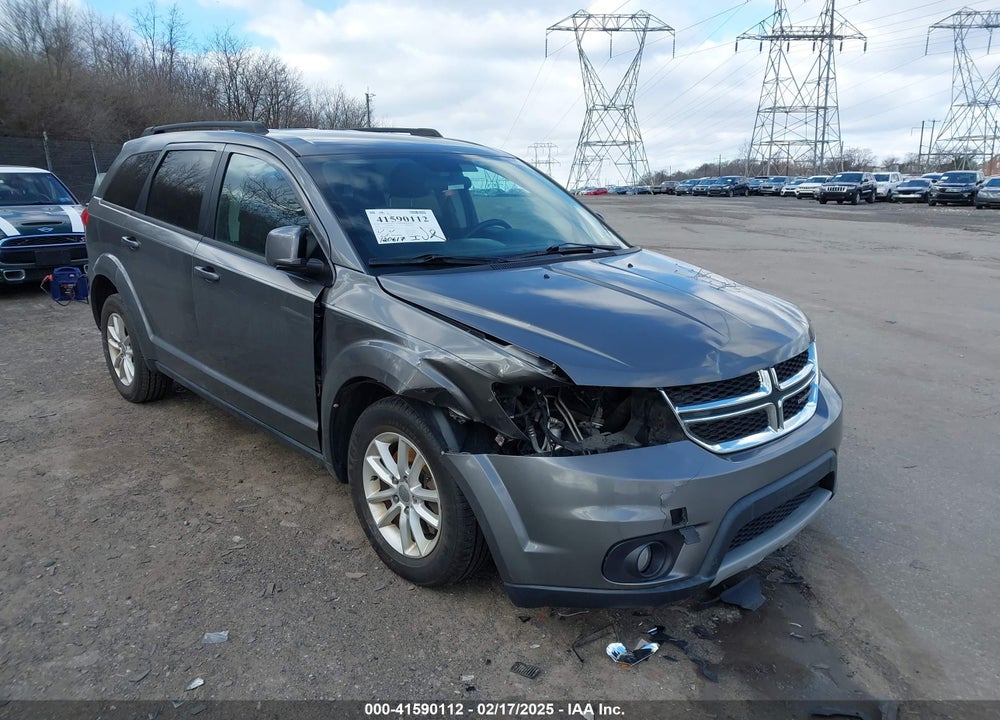 2013 DODGE JOURNEY SXT VIN: 3C4PDCBG9DT660898