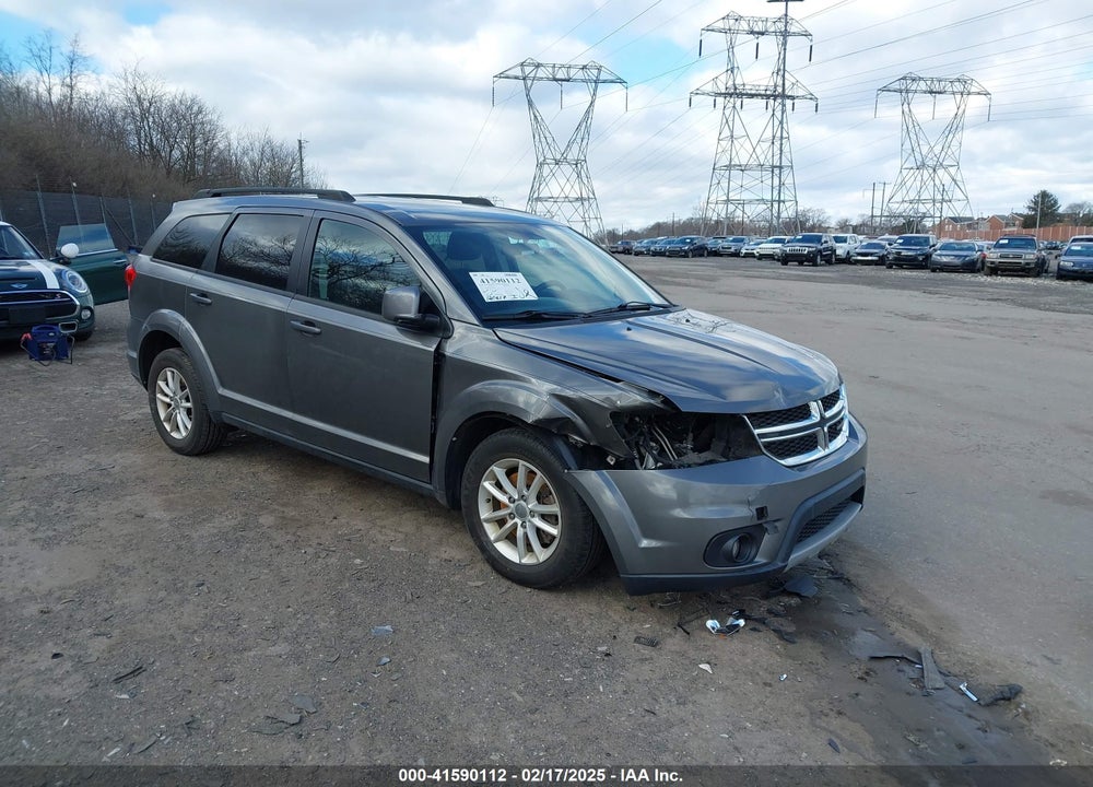 2013 DODGE JOURNEY SXT VIN: 3C4PDCBG9DT660898
