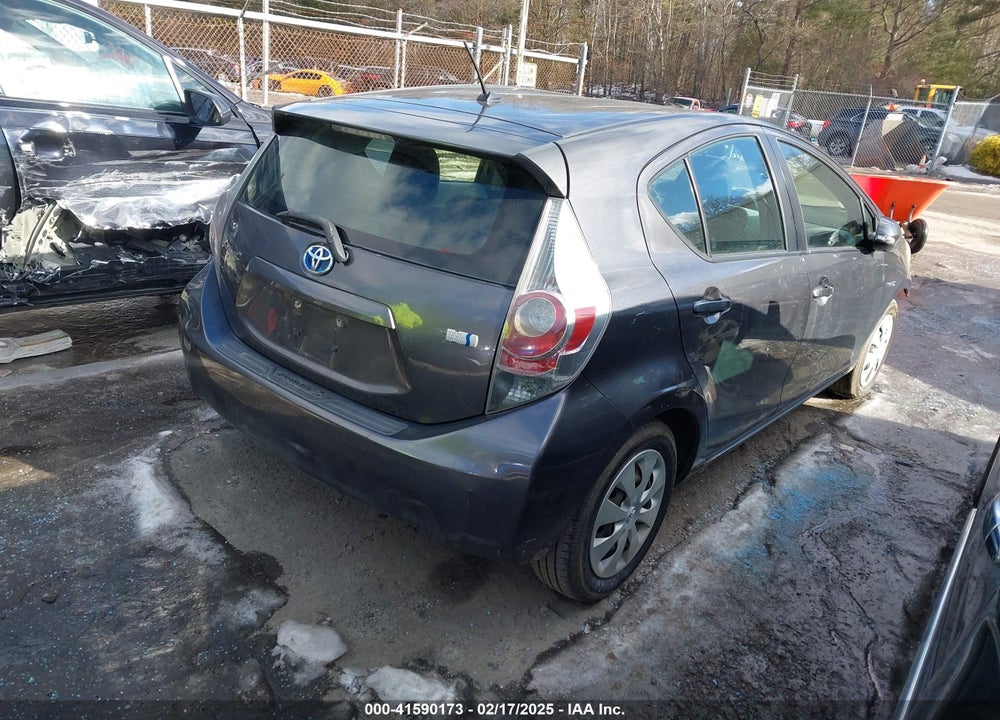 2012 TOYOTA PRIUS C VIN: JTDKDTB31C1506716