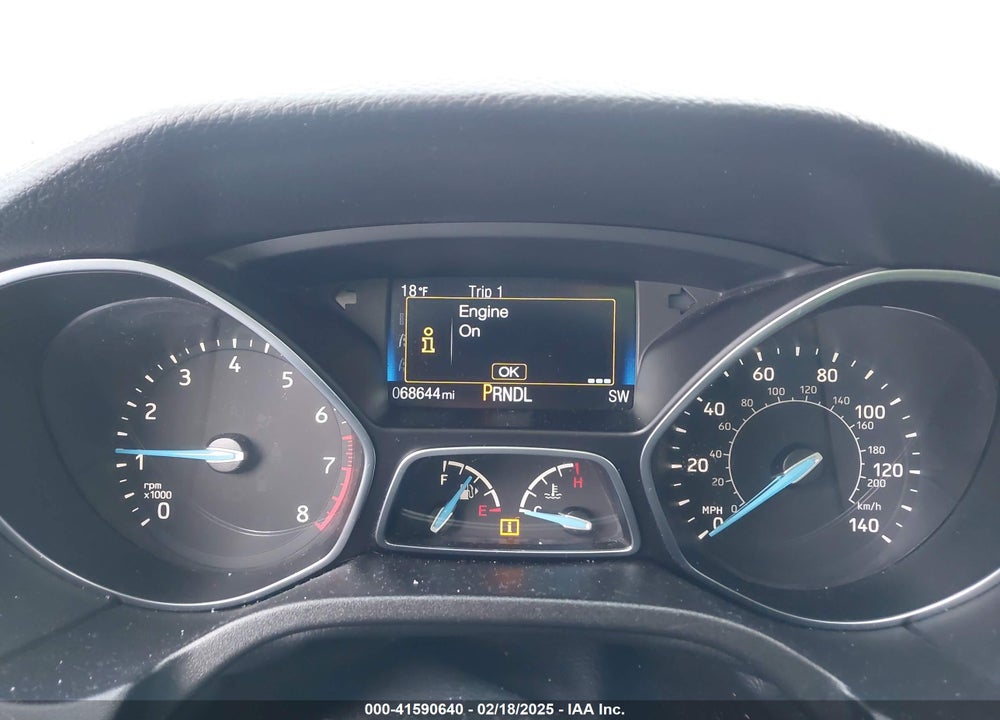 2018 FORD FOCUS SE VIN: 1FADP3K2XJL207840