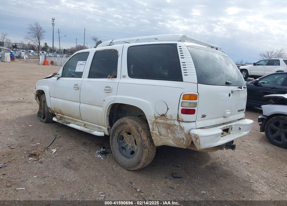 2003 CHEVROLET TAHOE Z71 VIN: 1GNEK13Z53R121923