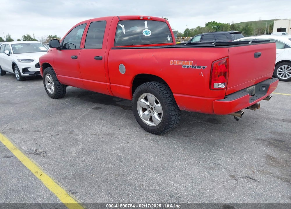 2004 DODGE RAM 1500 SLT/LARAMIE VIN: 1D7HA18D94J260769