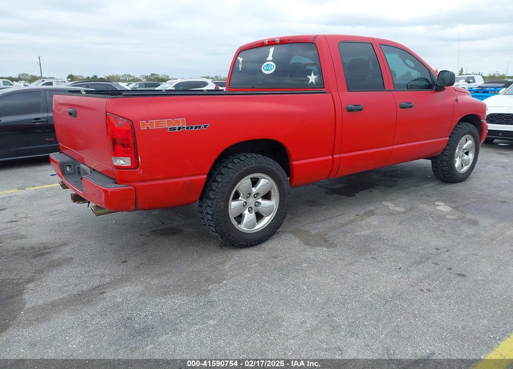 2004 DODGE RAM 1500 SLT/LARAMIE VIN: 1D7HA18D94J260769