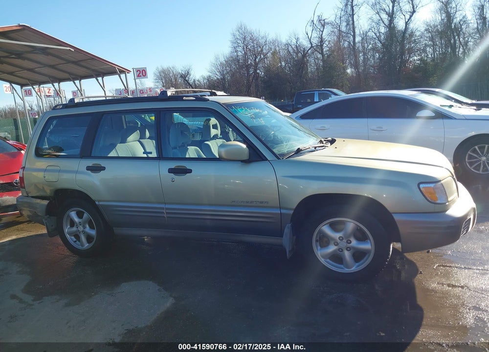 2002 SUBARU FORESTER S VIN: JF1SF65562H707225