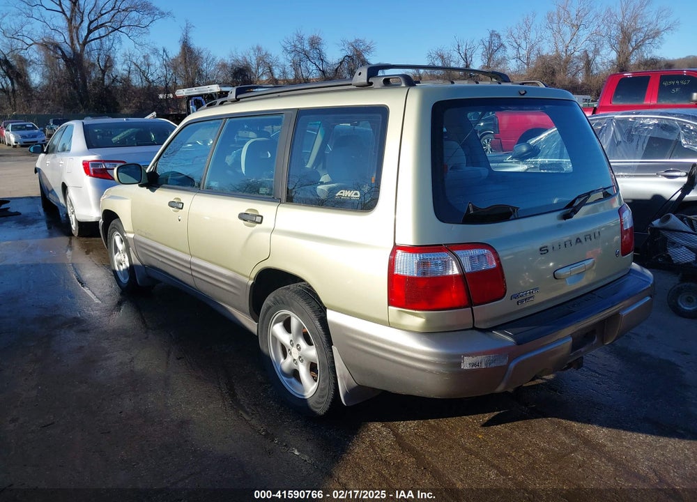 2002 SUBARU FORESTER S VIN: JF1SF65562H707225