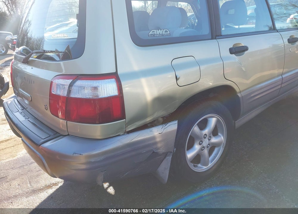 2002 SUBARU FORESTER S VIN: JF1SF65562H707225