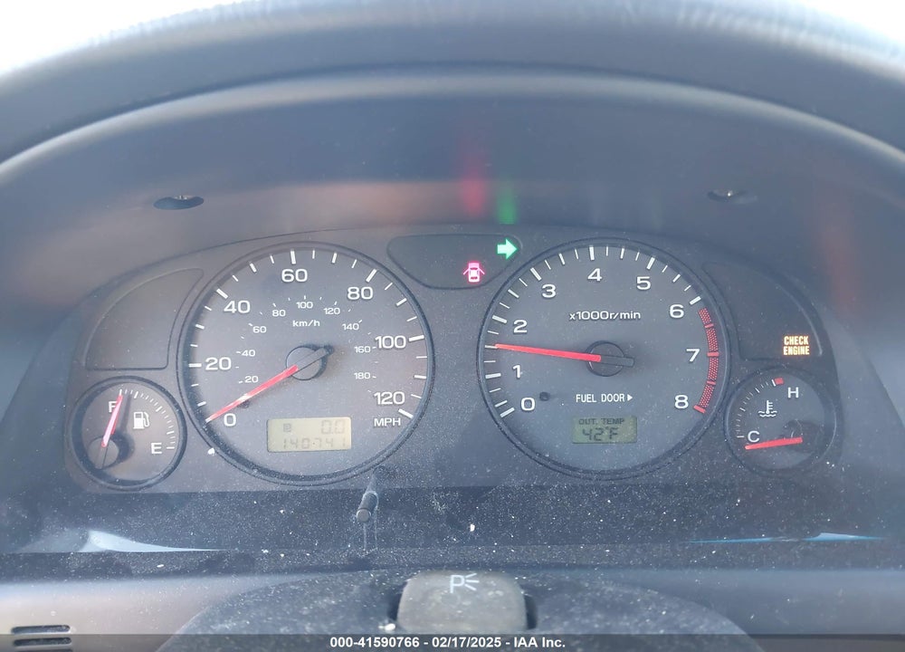2002 SUBARU FORESTER S VIN: JF1SF65562H707225
