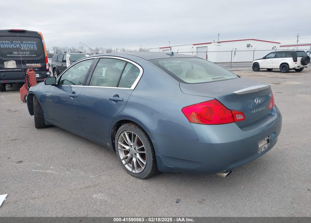 2008 INFINITI G35 JOURNEY VIN: JNKBV61E78M228703