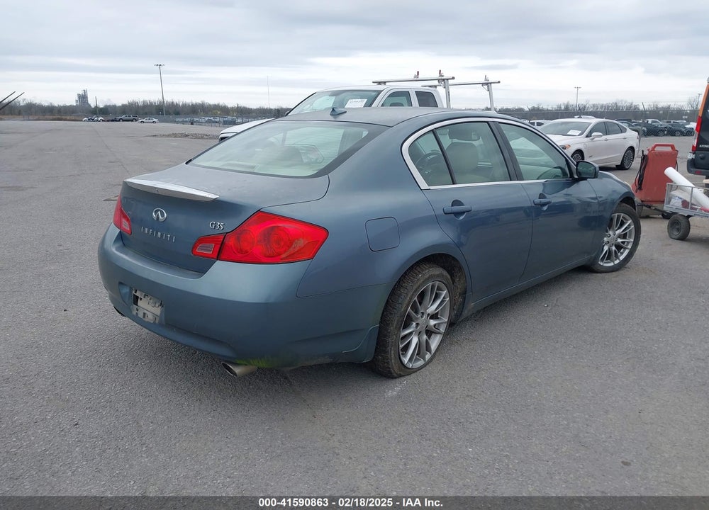 2008 INFINITI G35 JOURNEY VIN: JNKBV61E78M228703