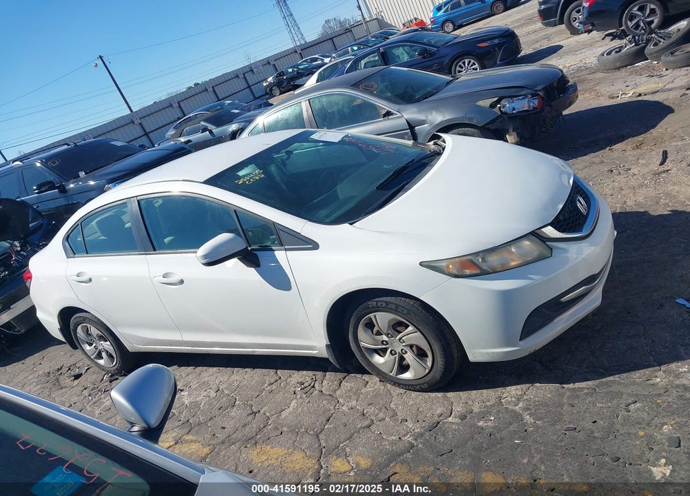 2014 HONDA CIVIC VIN: 2HGFB2F58EH507445