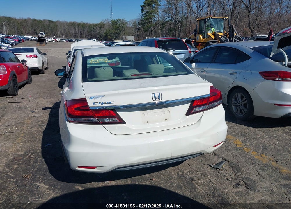 2014 HONDA CIVIC VIN: 2HGFB2F58EH507445