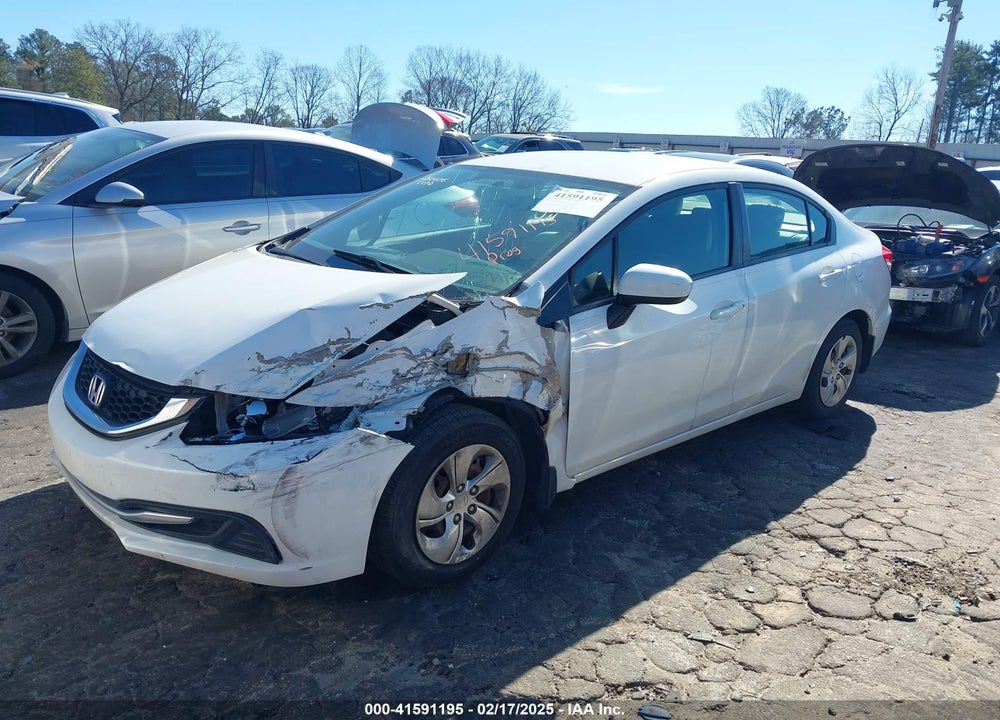 2014 HONDA CIVIC VIN: 2HGFB2F58EH507445