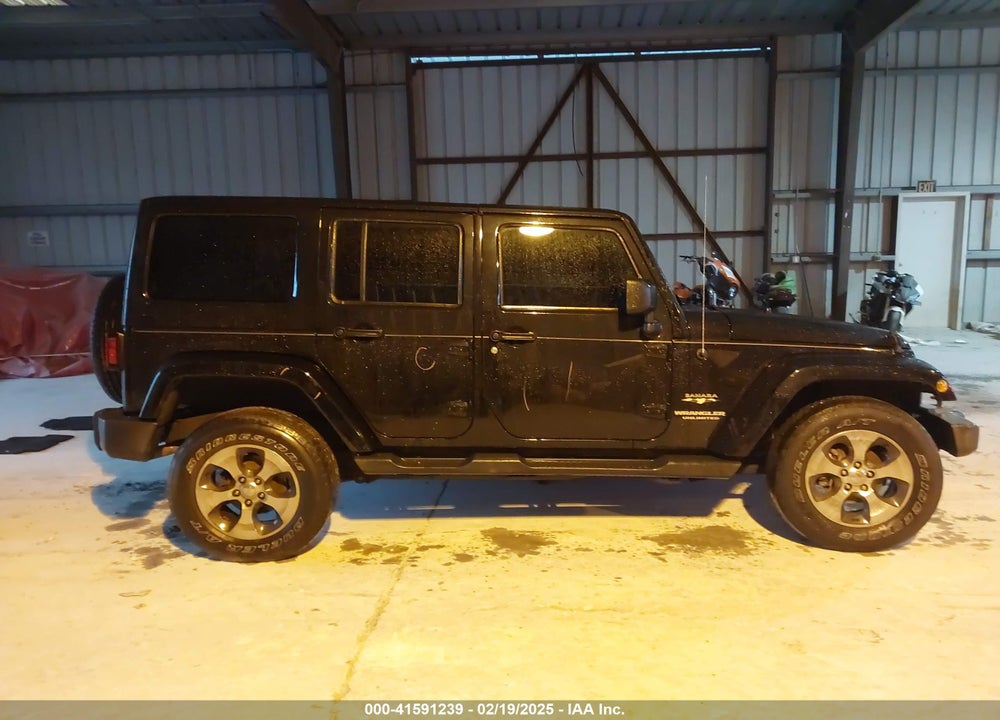 2017 JEEP WRANGLER UNLIMITED SAHARA 4X4 VIN: 1C4BJWEGXHL752085