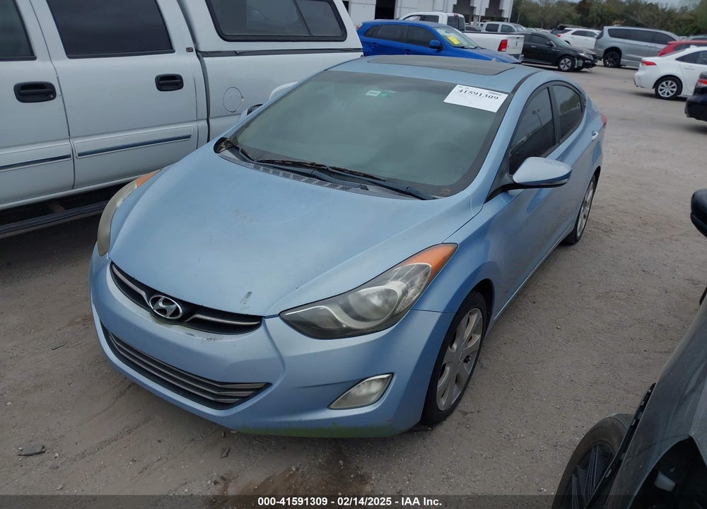 2011 HYUNDAI ELANTRA LIMITED (ULSAN PLANT) VIN: KMHDH4AE6BU089804