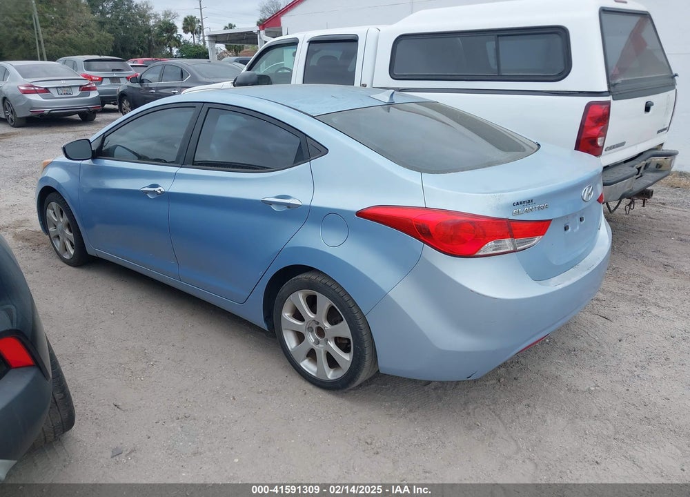 2011 HYUNDAI ELANTRA LIMITED (ULSAN PLANT) VIN: KMHDH4AE6BU089804