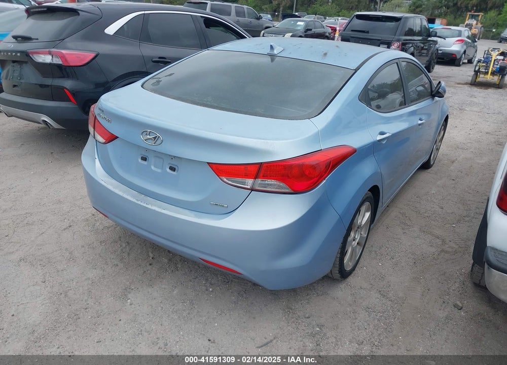 2011 HYUNDAI ELANTRA LIMITED (ULSAN PLANT) VIN: KMHDH4AE6BU089804