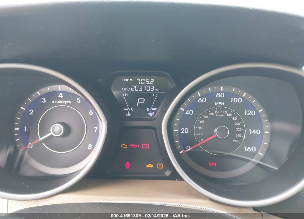 2011 HYUNDAI ELANTRA LIMITED (ULSAN PLANT) VIN: KMHDH4AE6BU089804