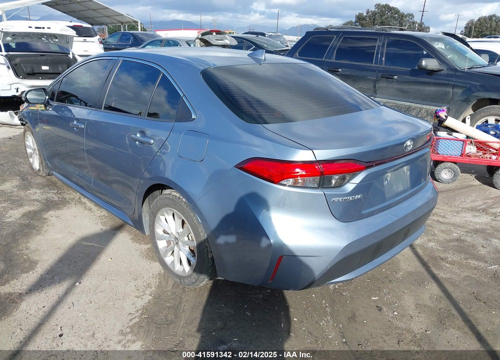 2020 TOYOTA COROLLA VIN: JTDFPRAEXLJ001921