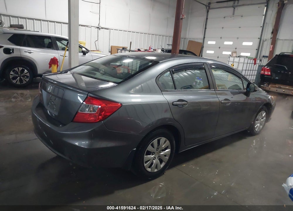 2012 HONDA CIVIC VIN: 19XFB2F52CE104343