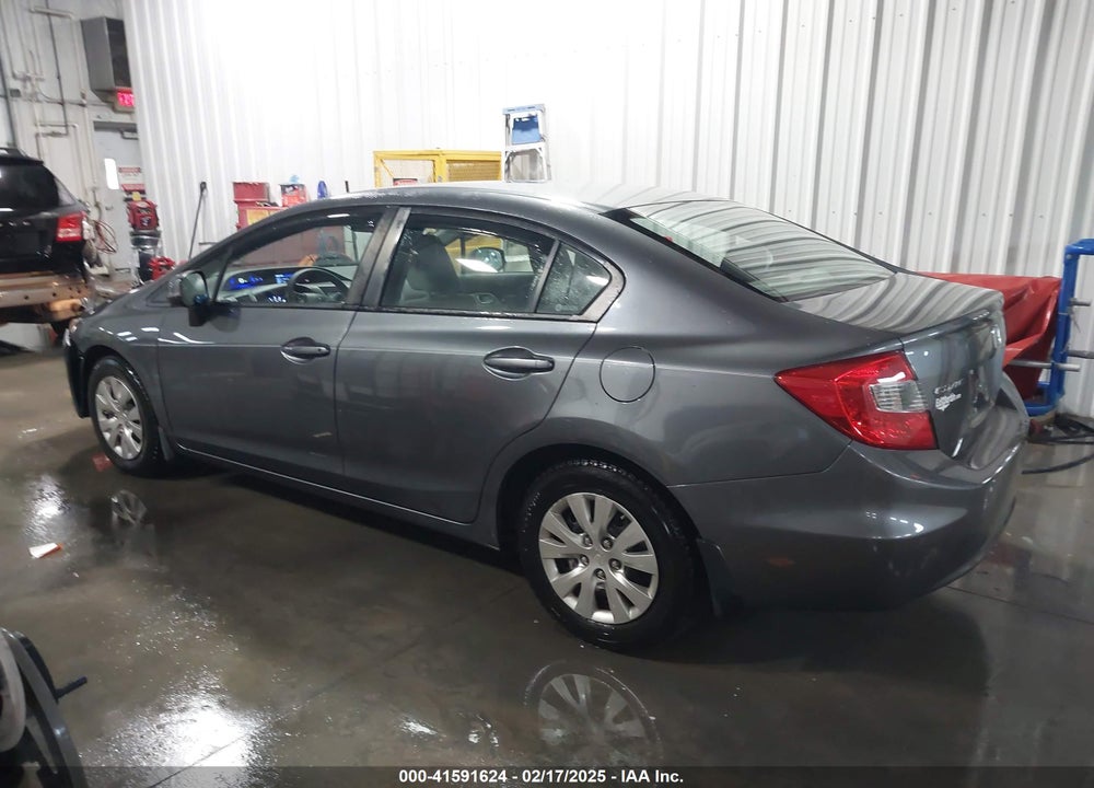 2012 HONDA CIVIC VIN: 19XFB2F52CE104343