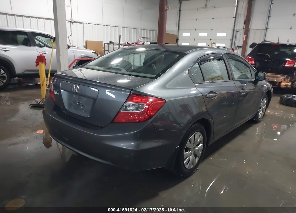 2012 HONDA CIVIC VIN: 19XFB2F52CE104343