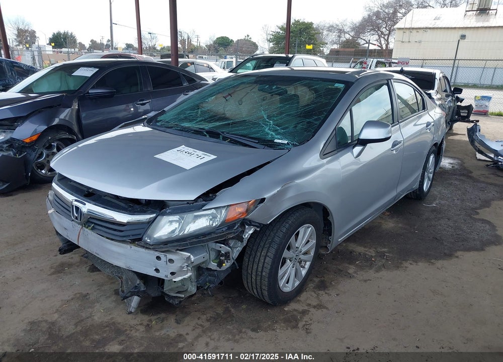 2012 HONDA CIVIC VIN: 2HGFB2F8XCH303964