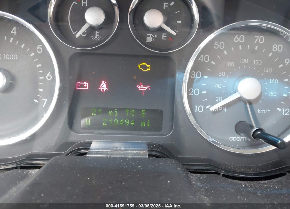 2007 MERCURY MONTEGO VIN: 1MEHM42137G612942