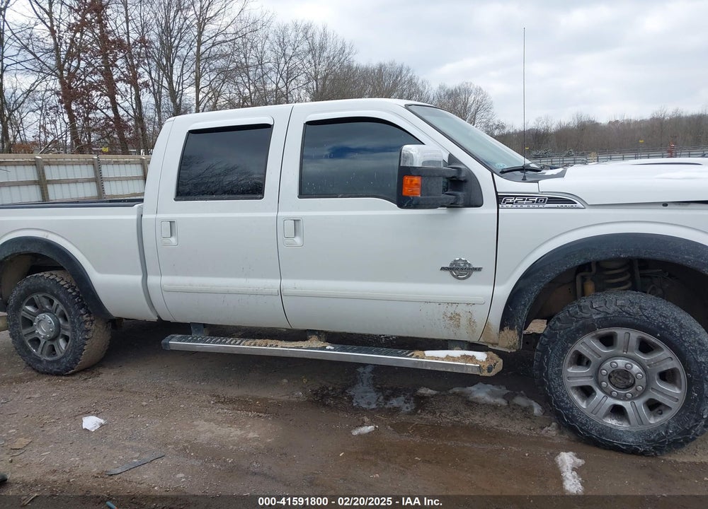 2012 FORD F-250 LARIAT VIN: 1FT7W2BT3CEC86983