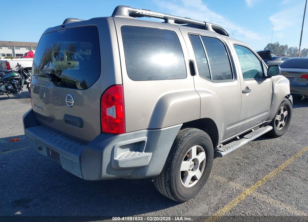 2006 NISSAN XTERRA S VIN: 5N1AN08U76C502679