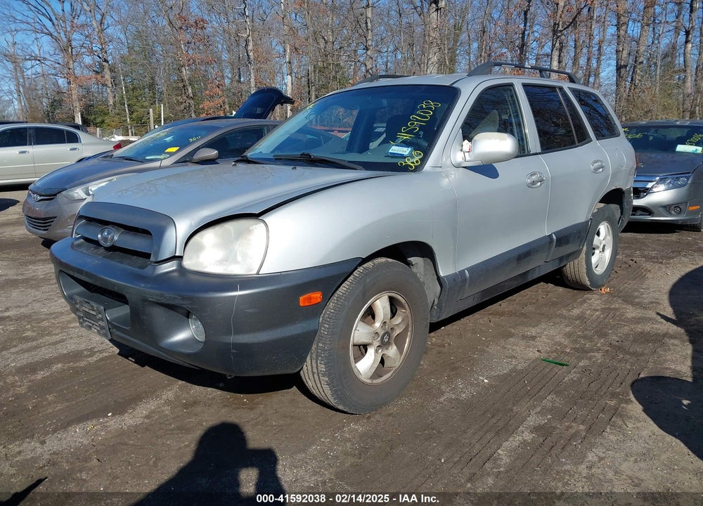 2005 HYUNDAI SANTA FE GLS VIN: KM8SC73D15U010295